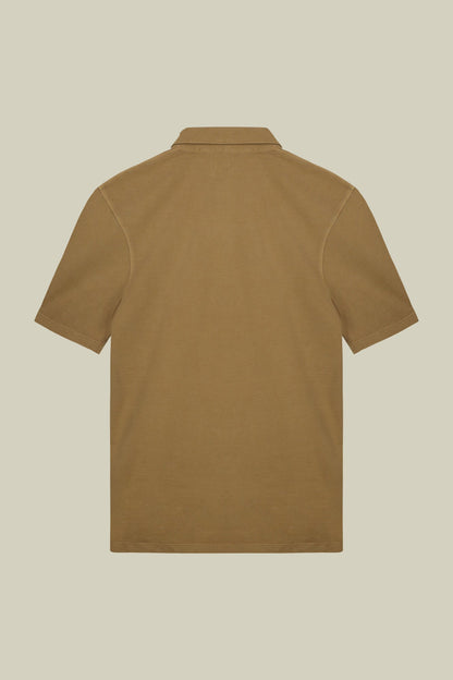 Men's short-sleeved polo shirt in cotton piquÃƒÆ’Ã‚Â©