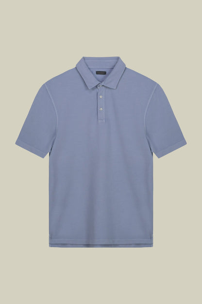 Men's short-sleeved polo shirt in cotton piquÃƒÆ’Ã‚Â©