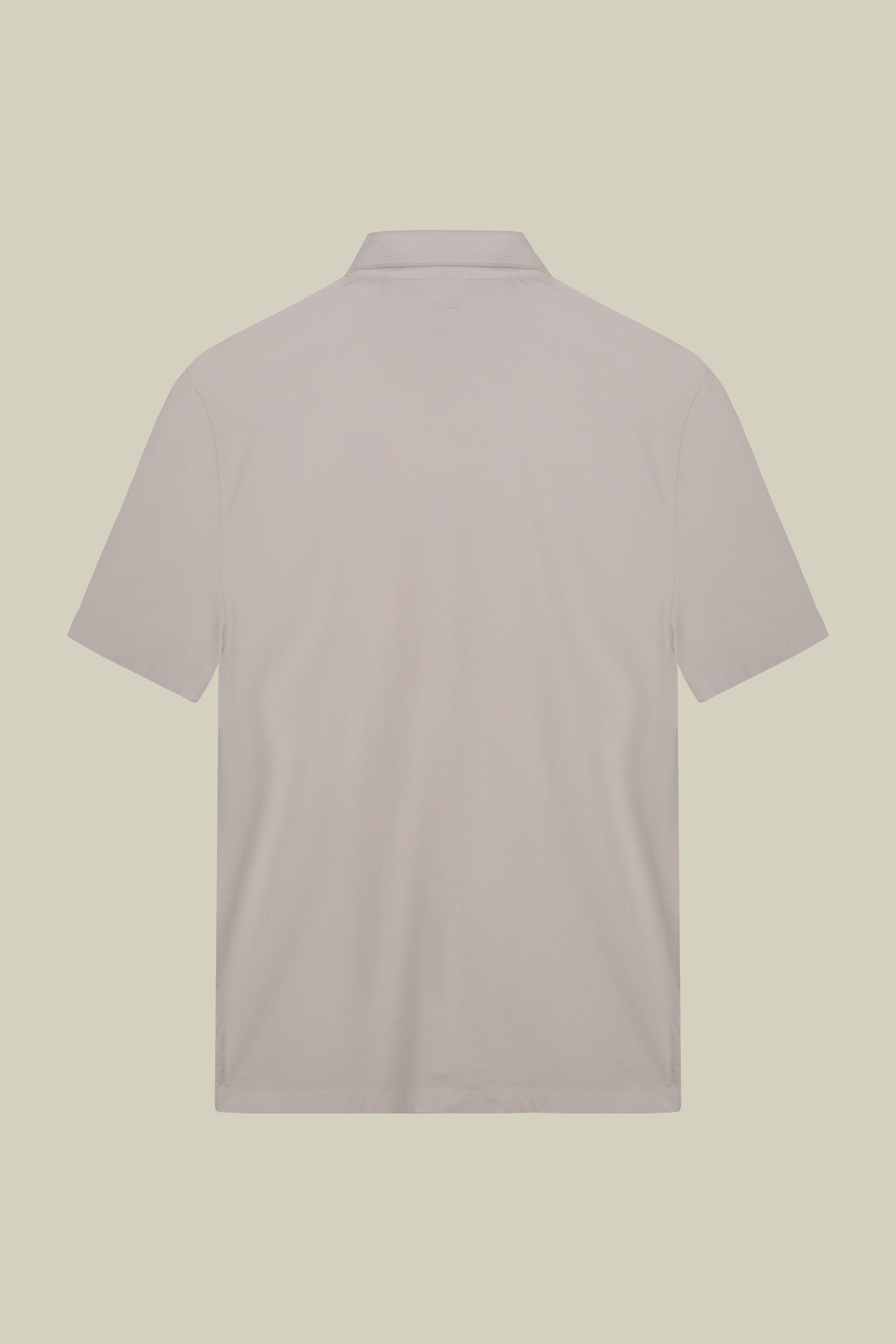 Men's short-sleeved polo shirt in 100% cotton jersey