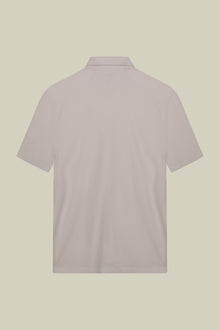 Men's short-sleeved polo shirt in 100% cotton jersey