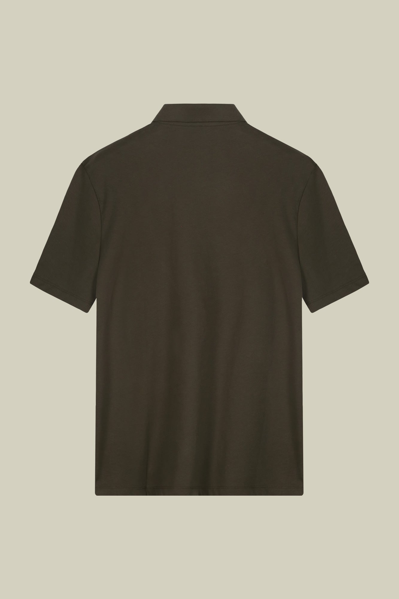 Men's short-sleeved polo shirt in 100% cotton jersey