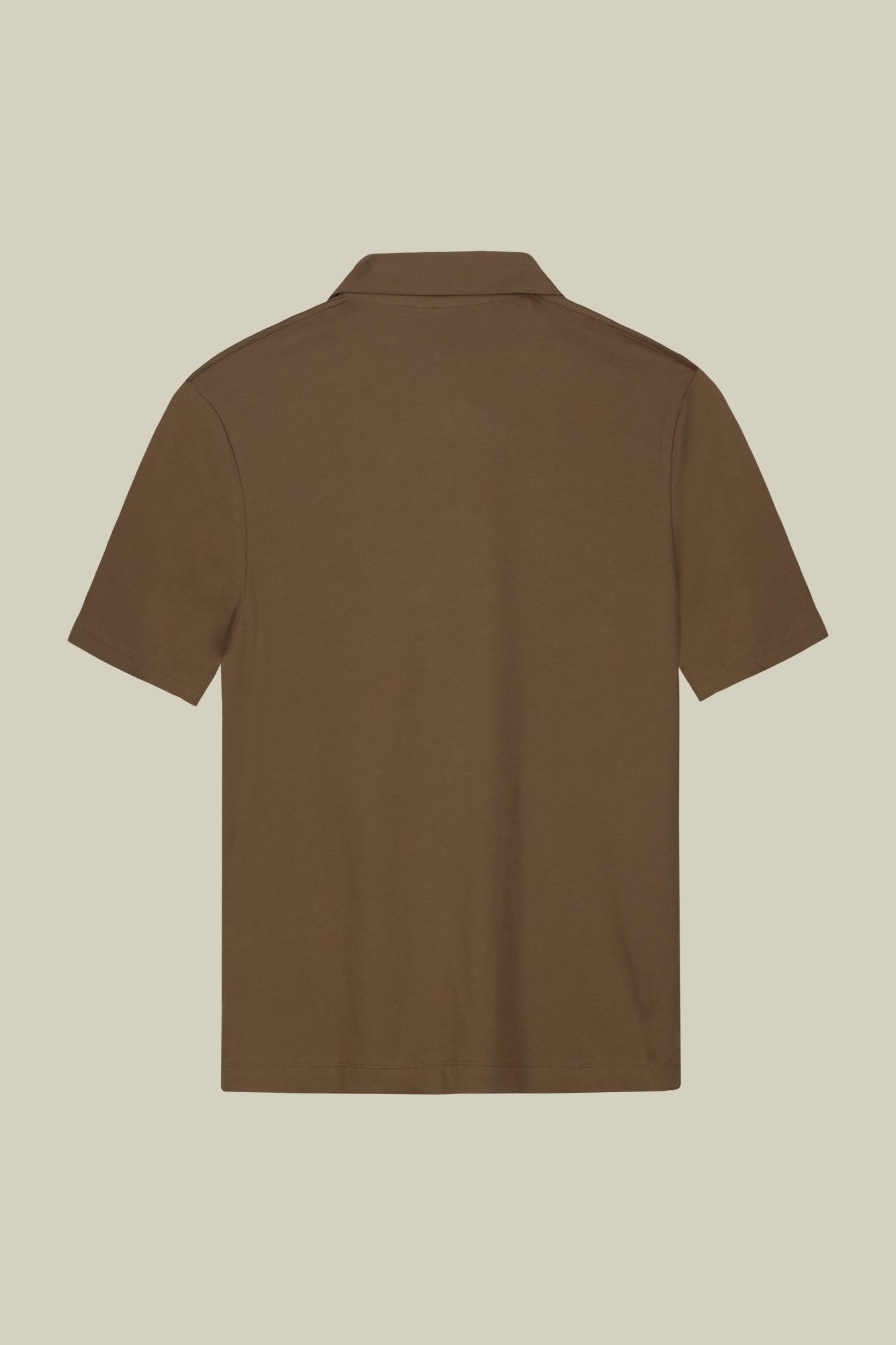 Men's short-sleeved polo shirt in organic cotton