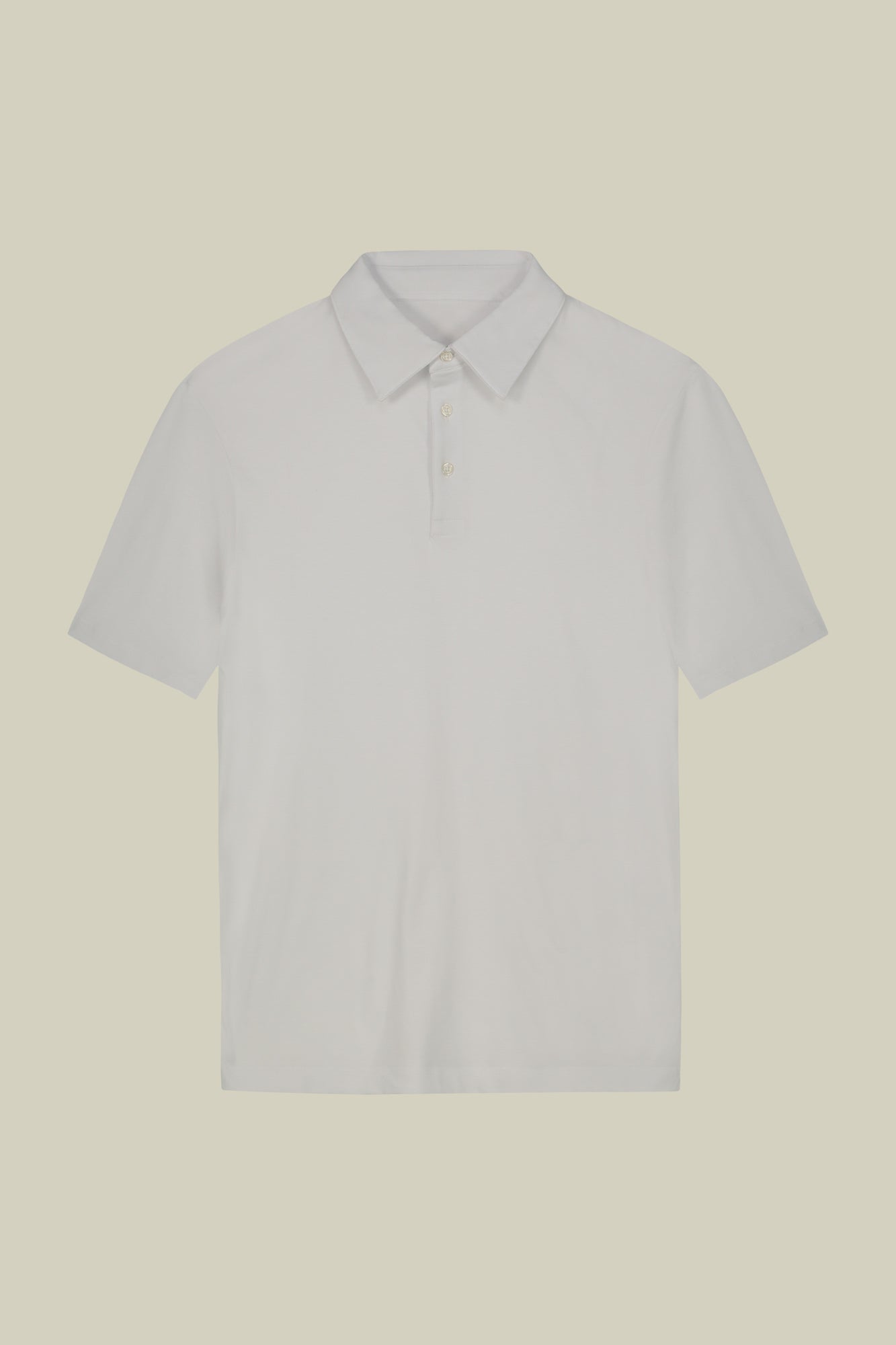 Men's short-sleeved polo shirt in organic cotton