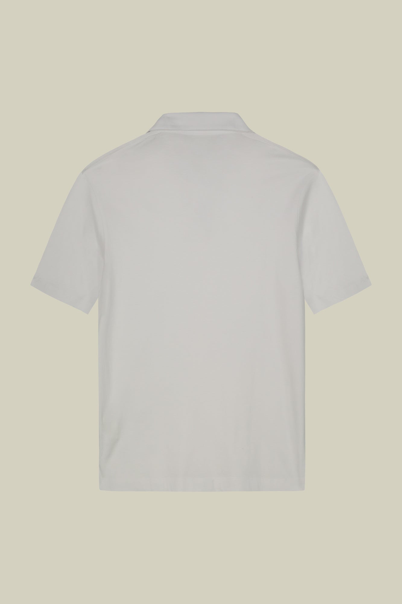 Men's short-sleeved polo shirt in organic cotton