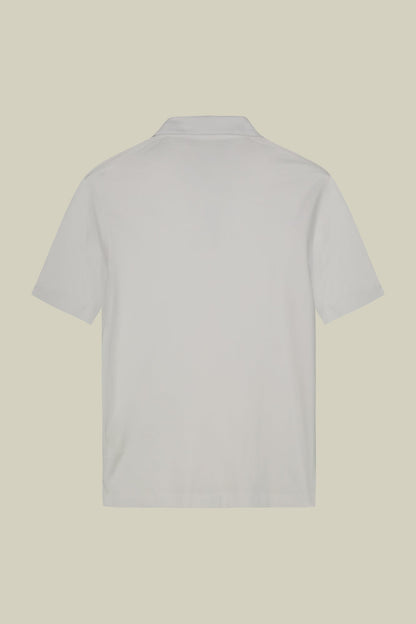 Men's short-sleeved polo shirt in organic cotton