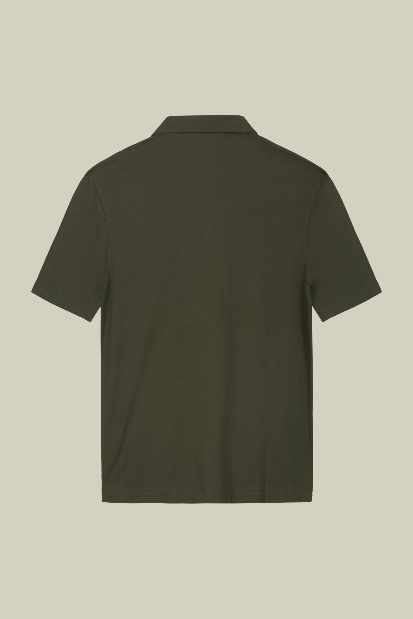 Men's short-sleeved polo shirt in organic cotton