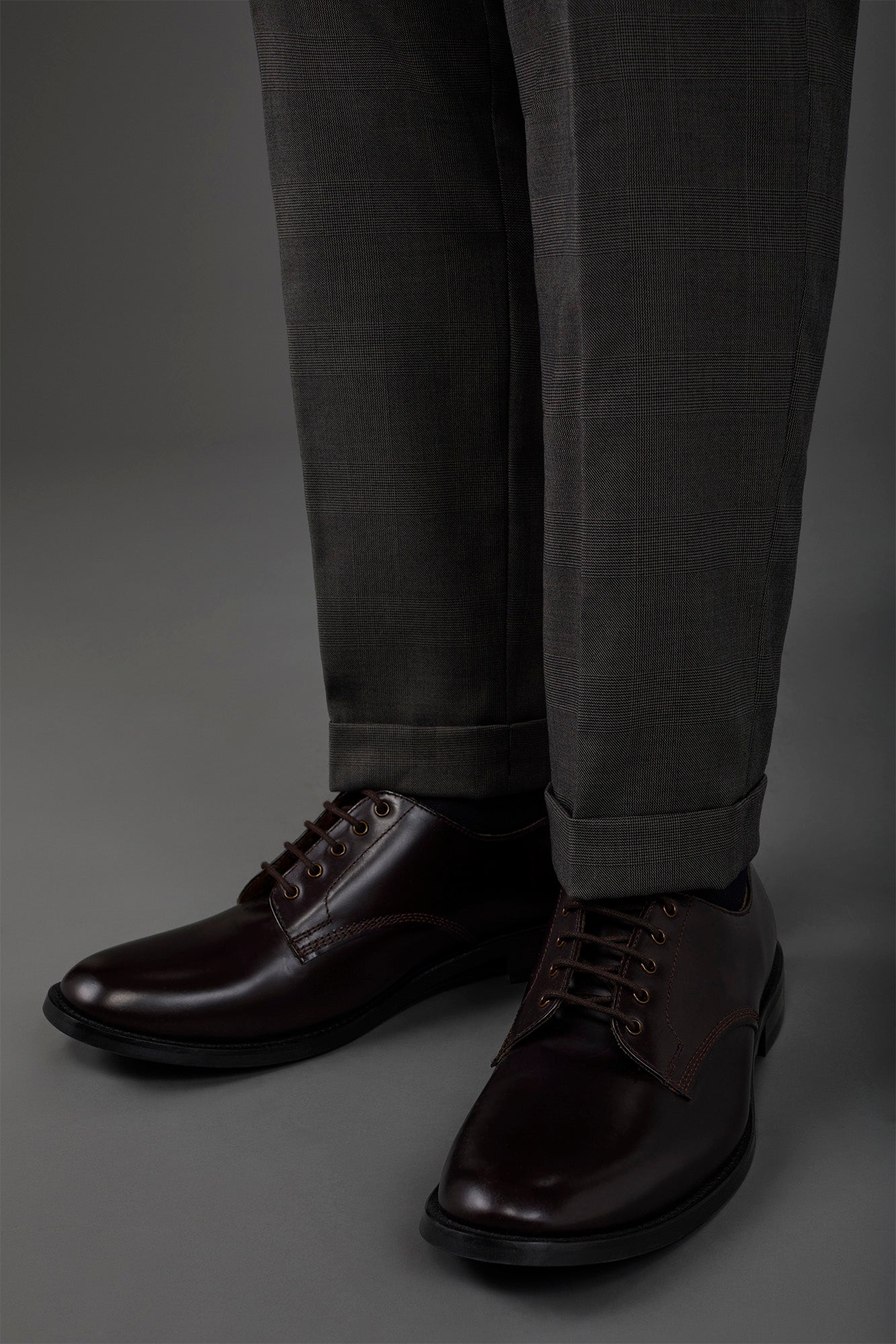 Derby shoe in 100% genuine leather