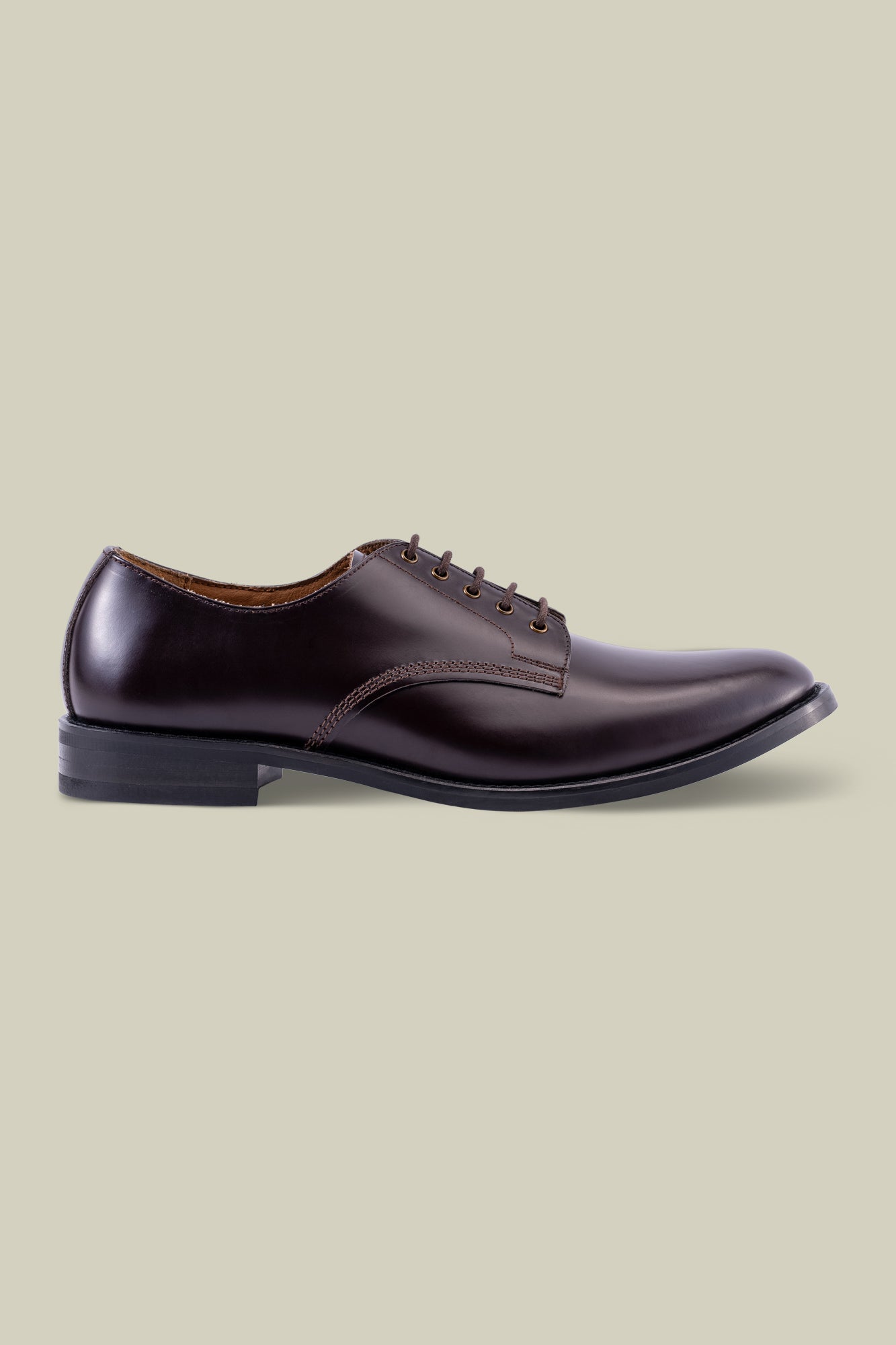 Derby shoe in 100% genuine leather