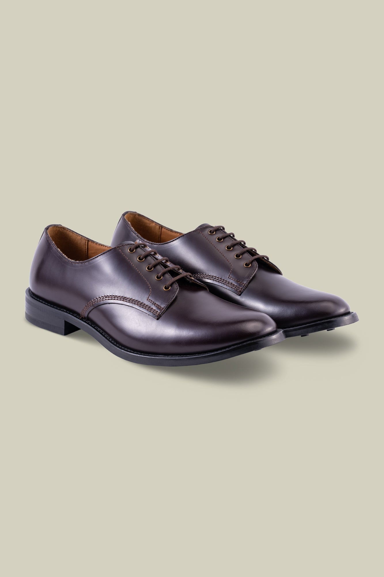 Derby shoe in 100% genuine leather