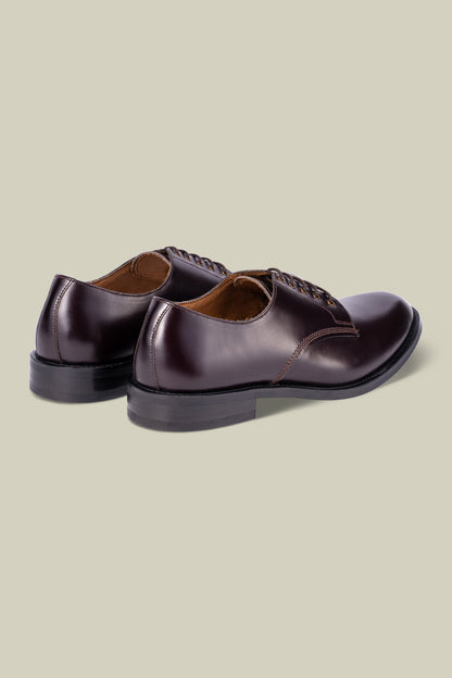 Derby shoe in 100% genuine leather