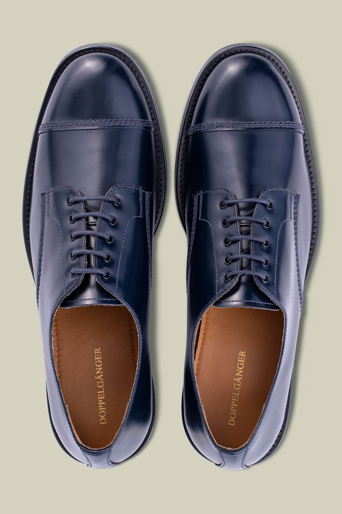 Derby shoe in 100% genuine leather