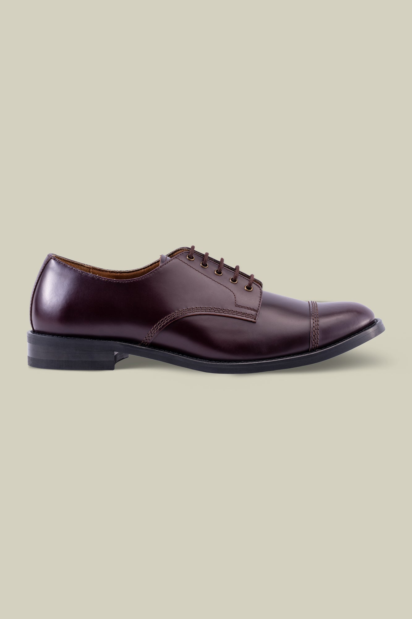 Derby shoe in 100% genuine leather