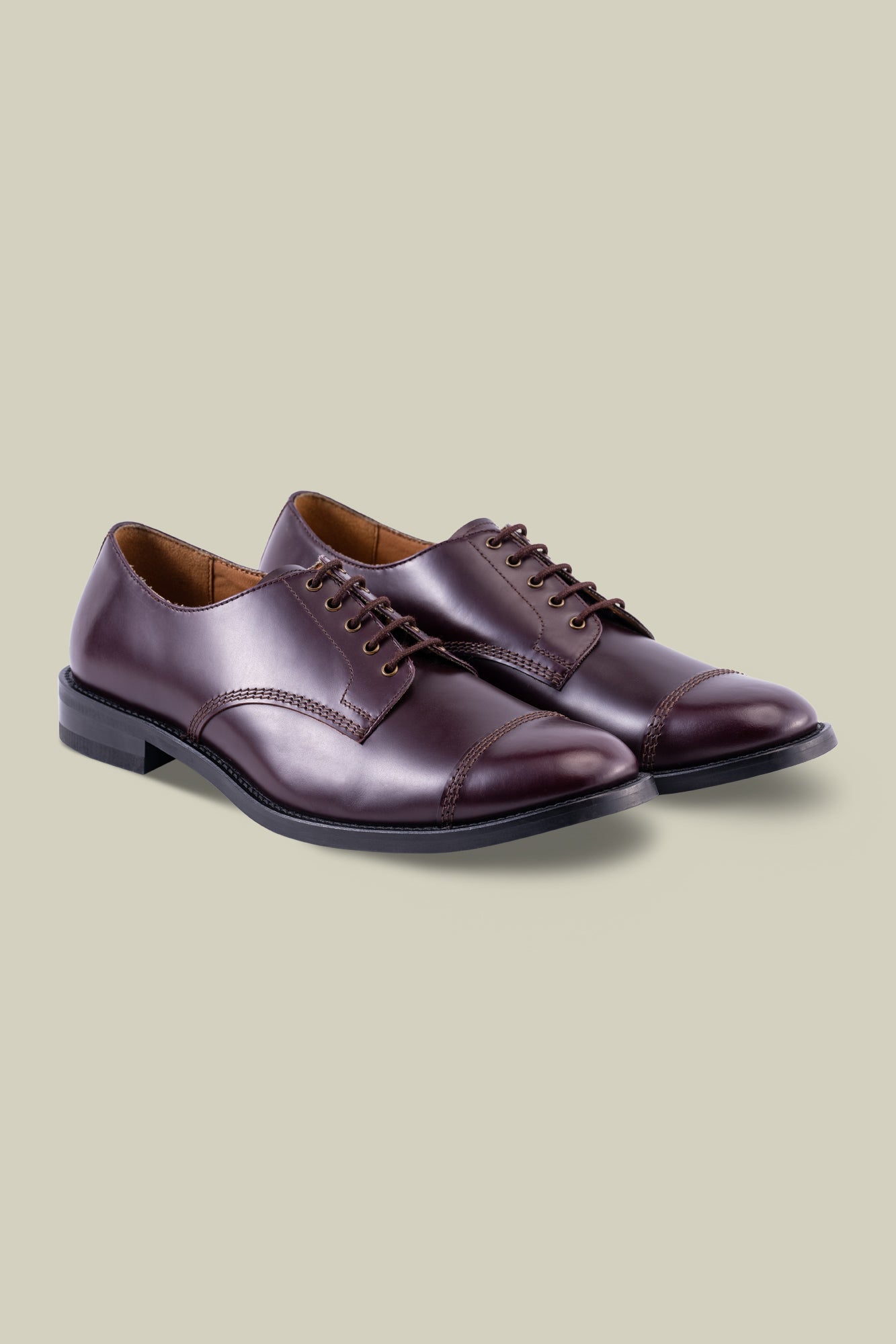 Derby shoe in 100% genuine leather
