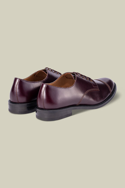 Derby shoe in 100% genuine leather