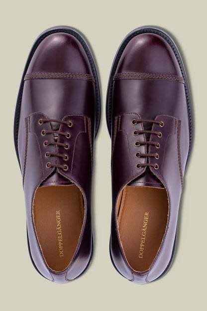 Derby shoe in 100% genuine leather