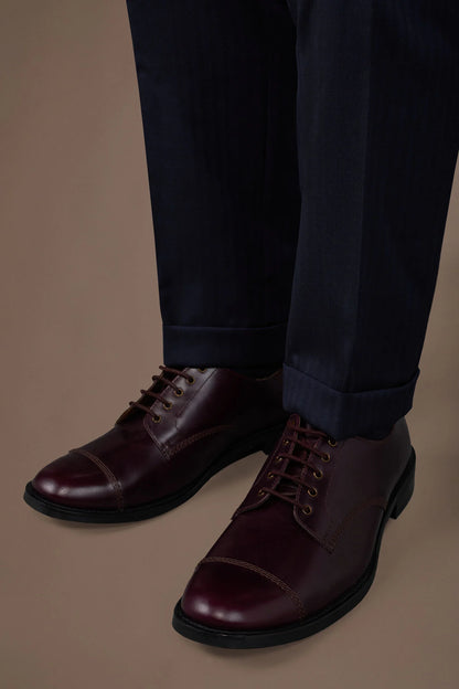 Derby shoe in 100% genuine leather