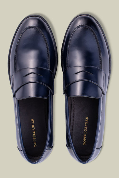 Classic loafers in 100% abrasive leather