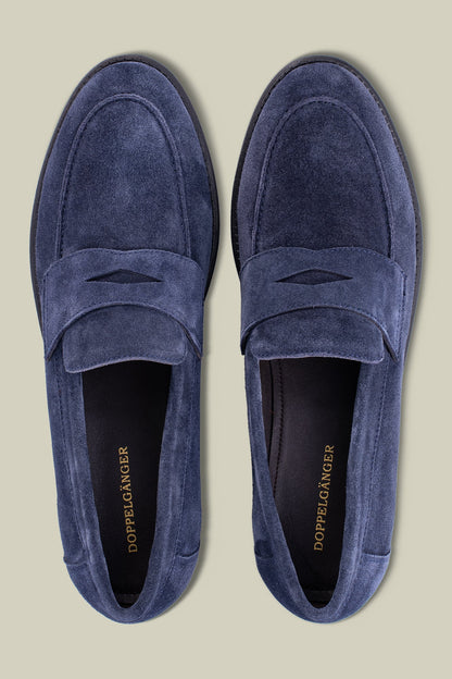 Loafer in 100% genuine suede