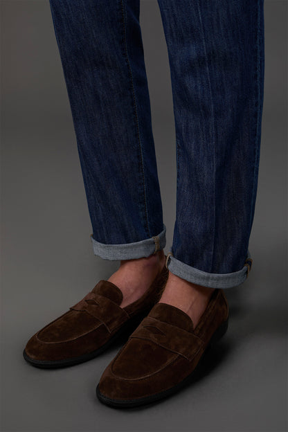 Loafer in 100% genuine suede