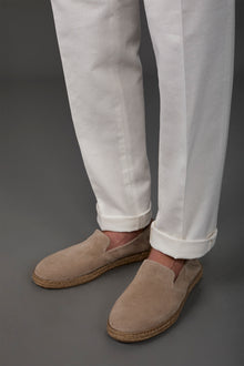 Espadrilles in 100% genuine suede