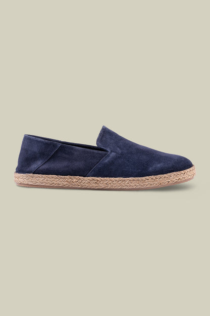 Espadrilles in 100% genuine suede