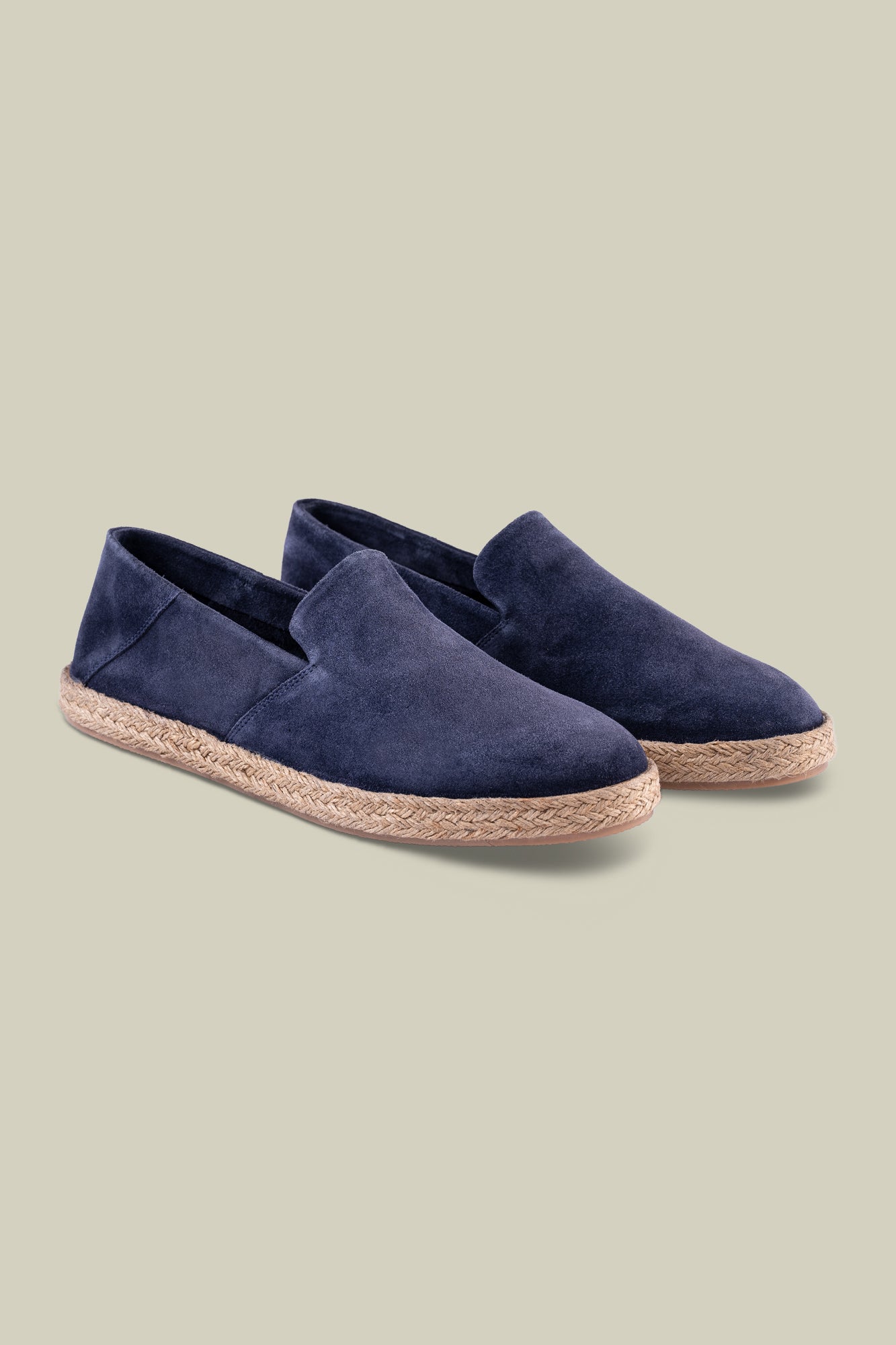 Espadrilles in 100% genuine suede