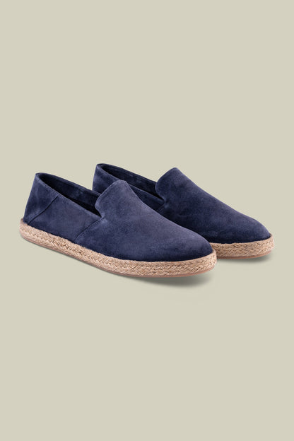 Espadrilles in 100% genuine suede