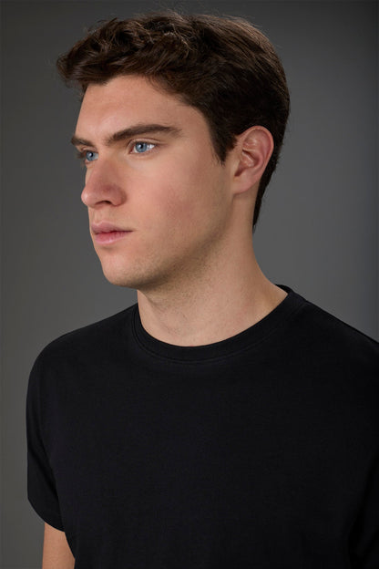 Men's short-sleeved T-shirt in 100% cotton jersey