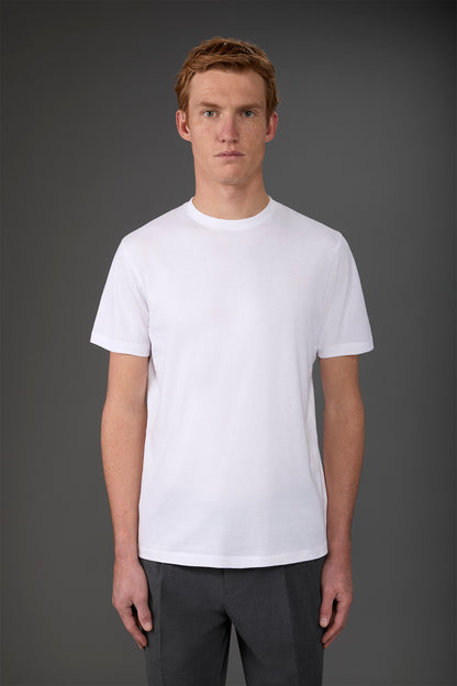 Men's short-sleeved T-shirt in 100% cotton jersey