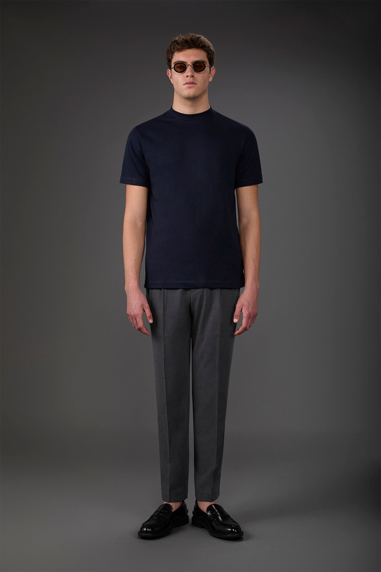 Men's short-sleeved T-shirt in 100% cotton jersey