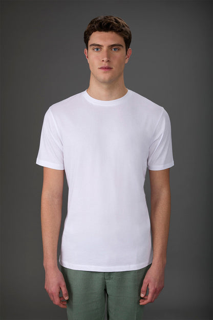 Men's crew neck short sleeve organic cotton T-shirt