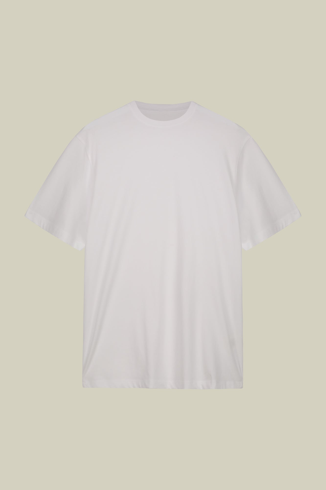 Men's crew neck short sleeve organic cotton T-shirt