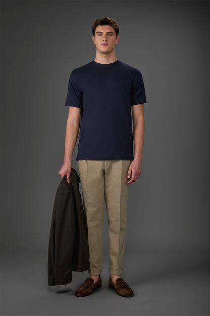 Men's crew neck short sleeve organic cotton T-shirt