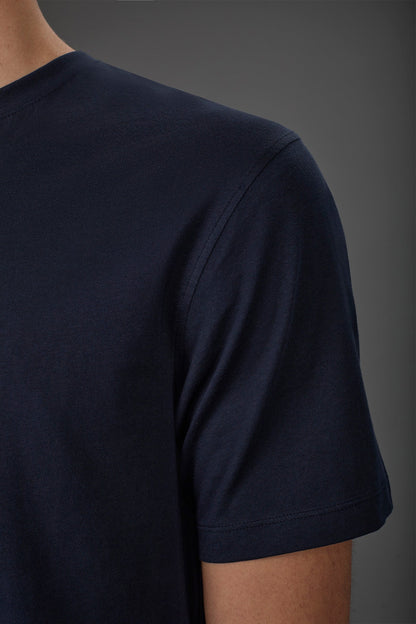 Men's crew neck short sleeve organic cotton T-shirt