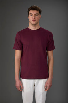 Men's crew neck short sleeve organic cotton T-shirt