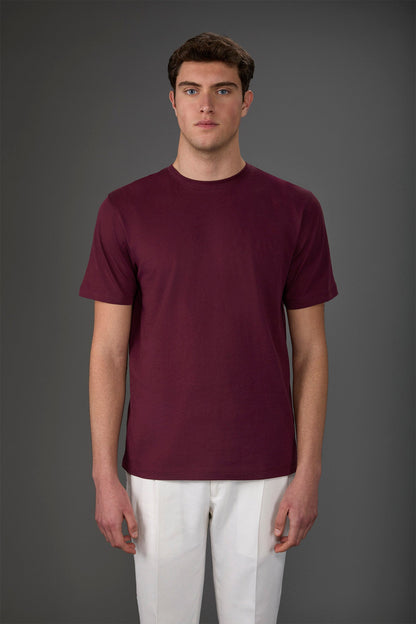 Men's crew neck short sleeve organic cotton T-shirt
