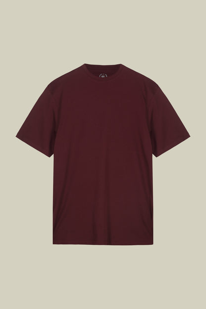Men's crew neck short sleeve organic cotton T-shirt