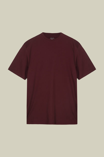 Men's crew neck short sleeve organic cotton T-shirt