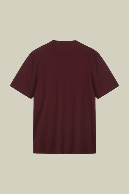 Men's crew neck short sleeve organic cotton T-shirt