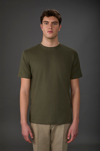 Men's crew neck short sleeve organic cotton T-shirt