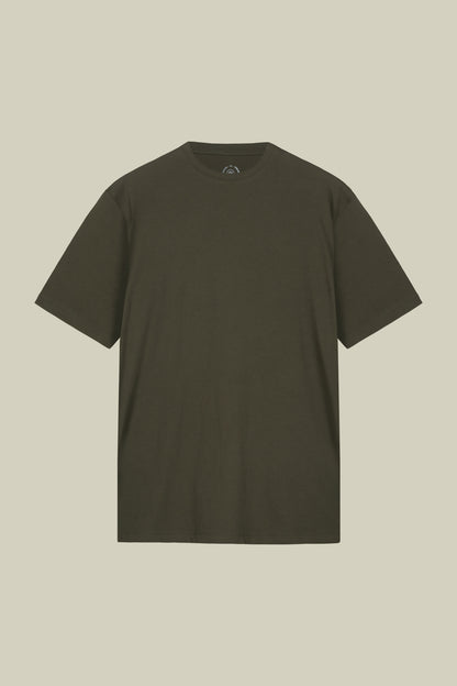 Men's crew neck short sleeve organic cotton T-shirt