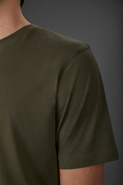 Men's crew neck short sleeve organic cotton T-shirt