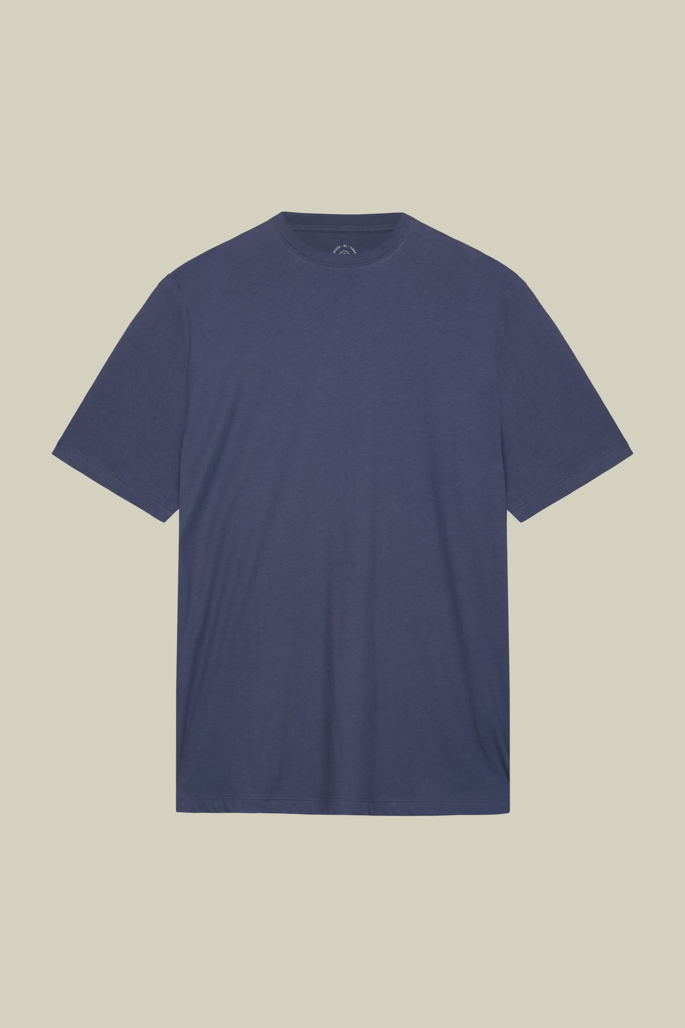 Men's crew neck short sleeve organic cotton T-shirt