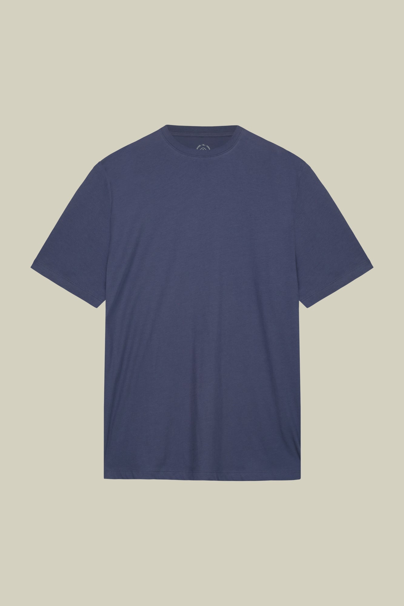 Men's crew neck short sleeve organic cotton T-shirt