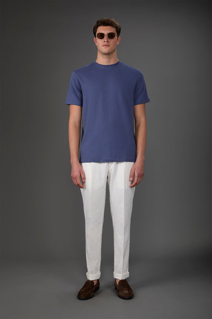 Men's crew neck short sleeve organic cotton T-shirt
