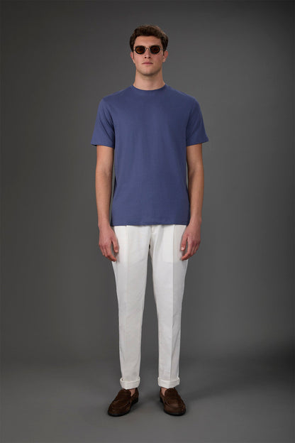 Men's crew neck short sleeve organic cotton T-shirt