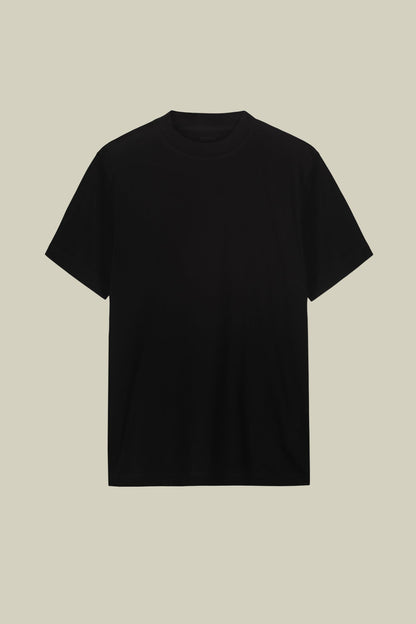 Men's short-sleeved jersey T-shirt with collar 100% cotton