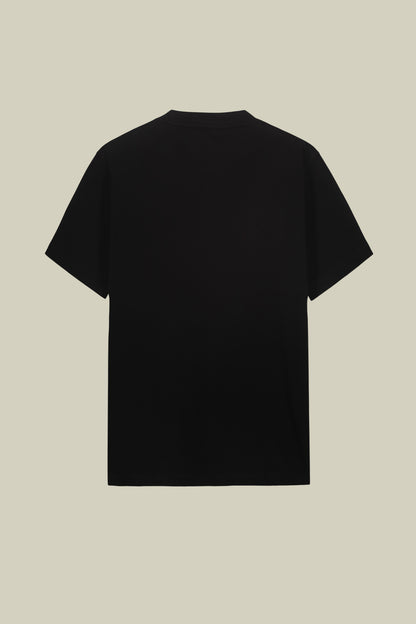 Men's short-sleeved jersey T-shirt with collar 100% cotton