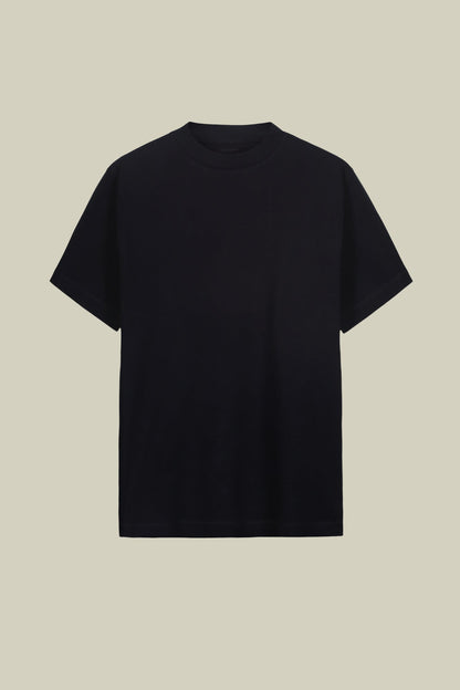 Men's short-sleeved jersey T-shirt with collar 100% cotton