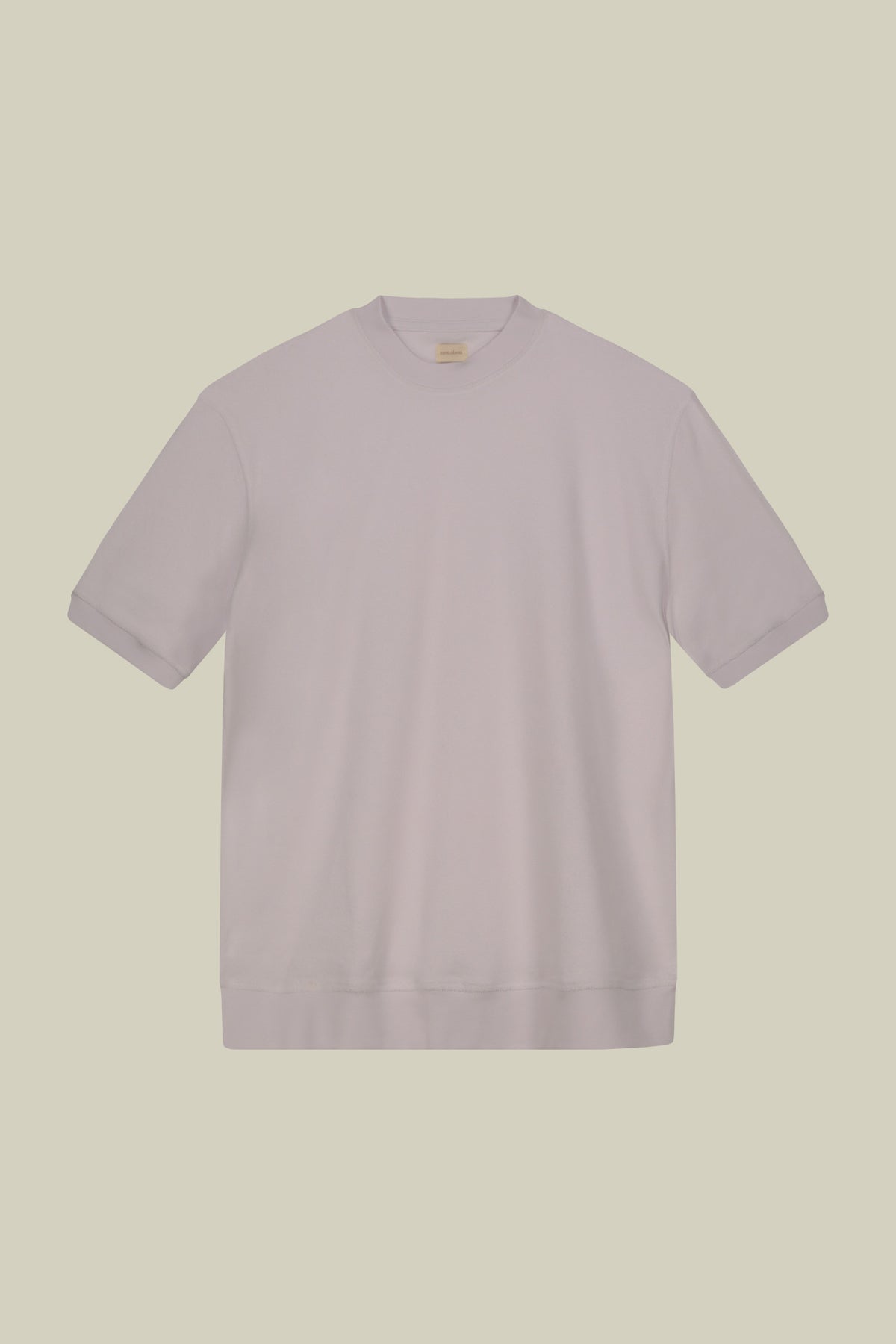 Men's crew neck short sleeve cotton terry T-shirt